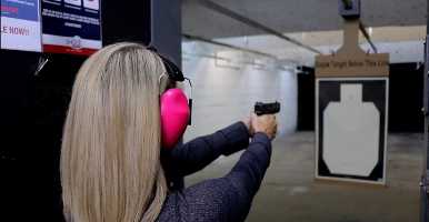 Shooting in an indoor range